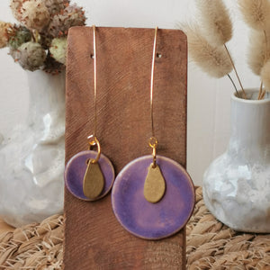 Boucles d'oreilles Asymétrique