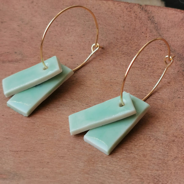 Boucles d'oreilles Eucalyptus