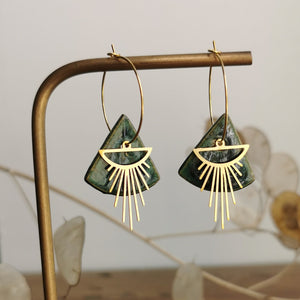 Boucles d'oreilles Begonia