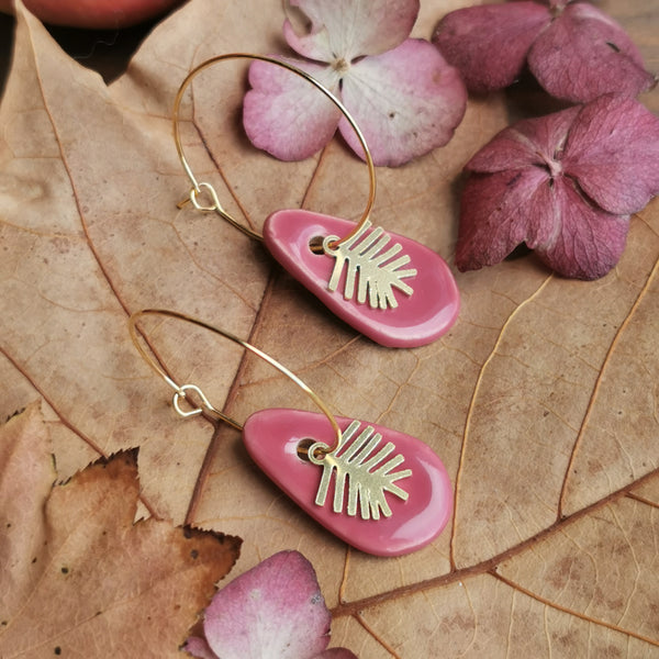 Boucles d'oreilles Albizia