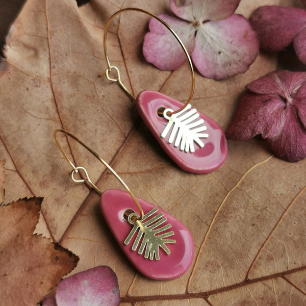 Boucles d'oreilles Albizia