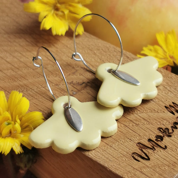 Boucles d'oreilles Camélia