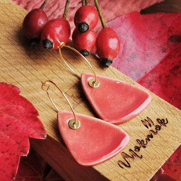 Boucles d'oreilles Camélia