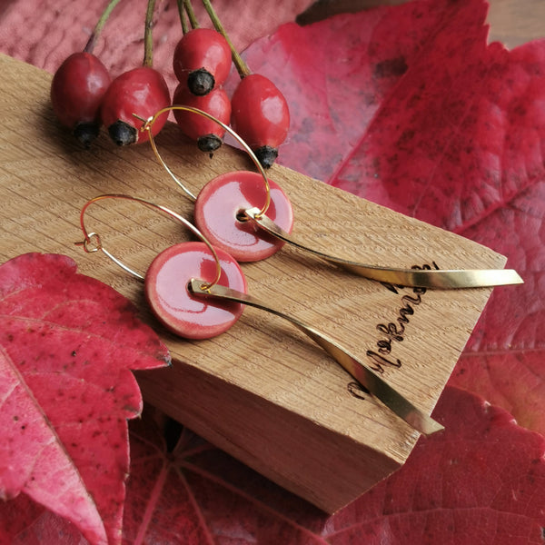 Boucles d'oreilles Aubépine