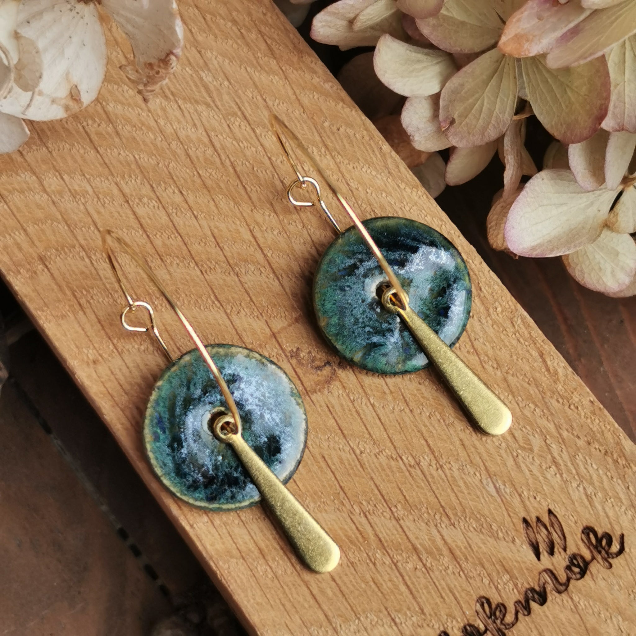 Boucles d'oreilles Echeveria