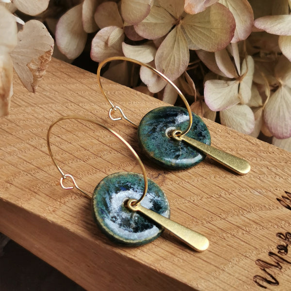Boucles d'oreilles Echeveria