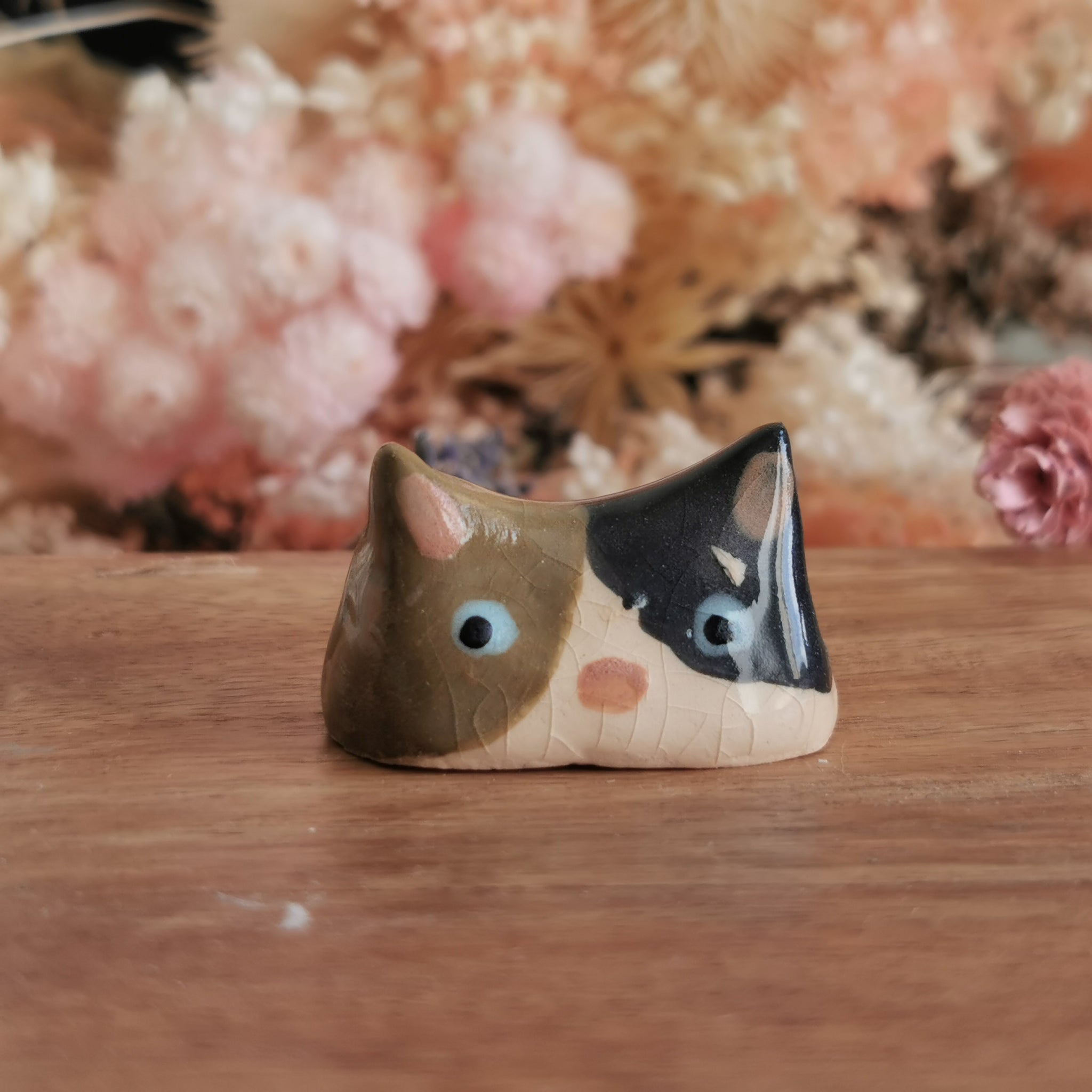 Chat Moki figurine porte bonheur