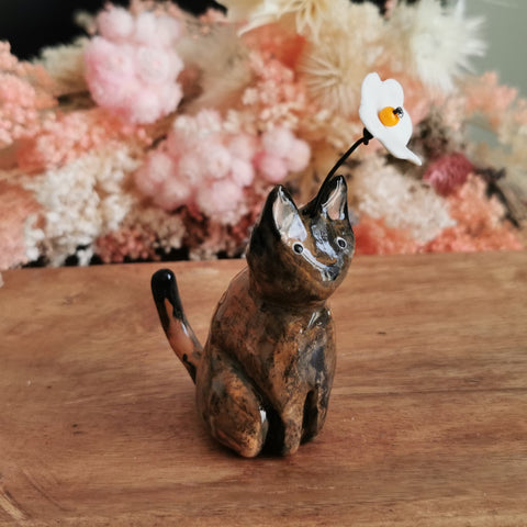 Chat Moki figurine porte bonheur