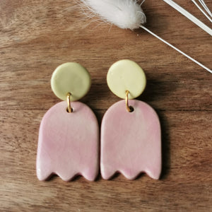 fin de série - Boucles d'oreilles bicolore