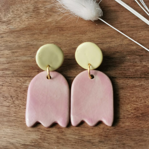 fin de série - Boucles d'oreilles bicolore