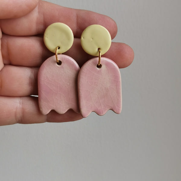fin de série - Boucles d'oreilles bicolore