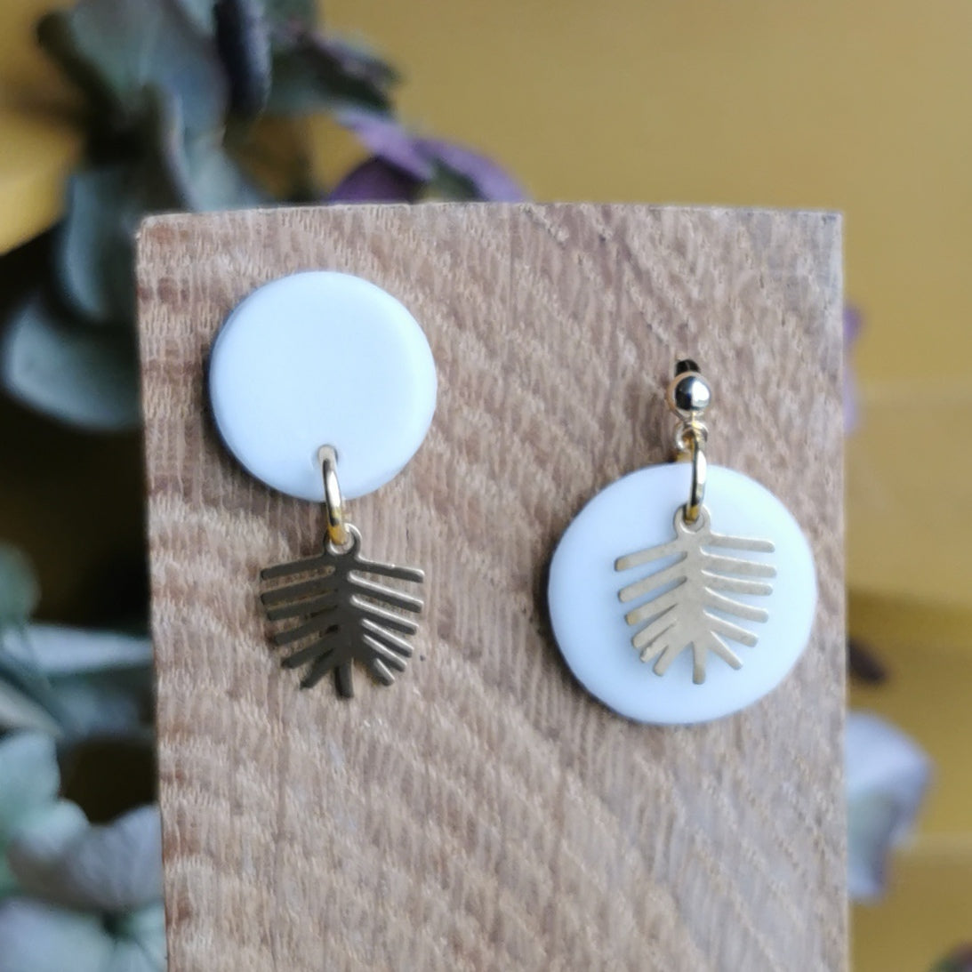 Boucles d'oreilles dépareillées